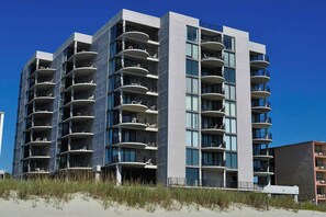 Exterior - Sea Lovers Delight! 3-bedroom, 2-bathroom, oceanfront condo | Sea Castle - 7B (North Myrtle Beach)