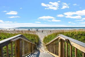 On the beach
