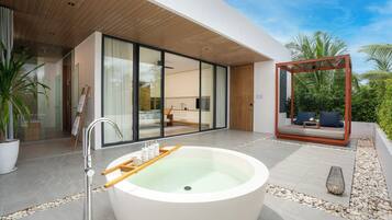 1 sovrum, allergitestade sängkläder och minibar