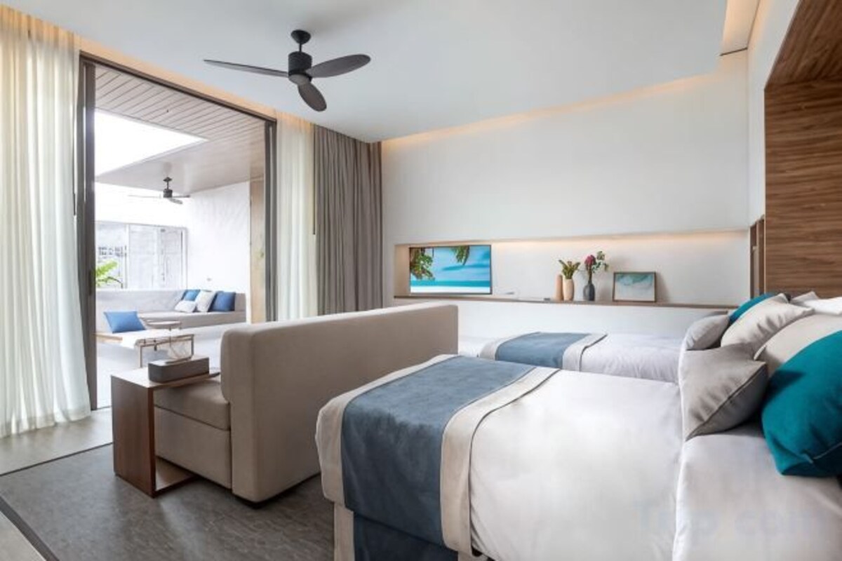 1 chambre, literie hypoallergénique, minibar