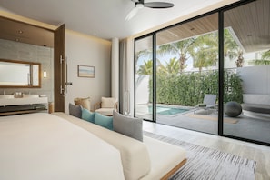 1 chambre, literie hypoallergénique, minibar