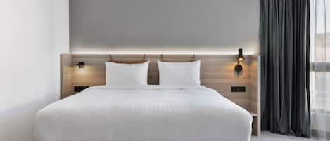 Habitación familiar, 1 cama matrimonial, para no fumadores | Ropa de cama de alta calidad y camas con efecto memoria