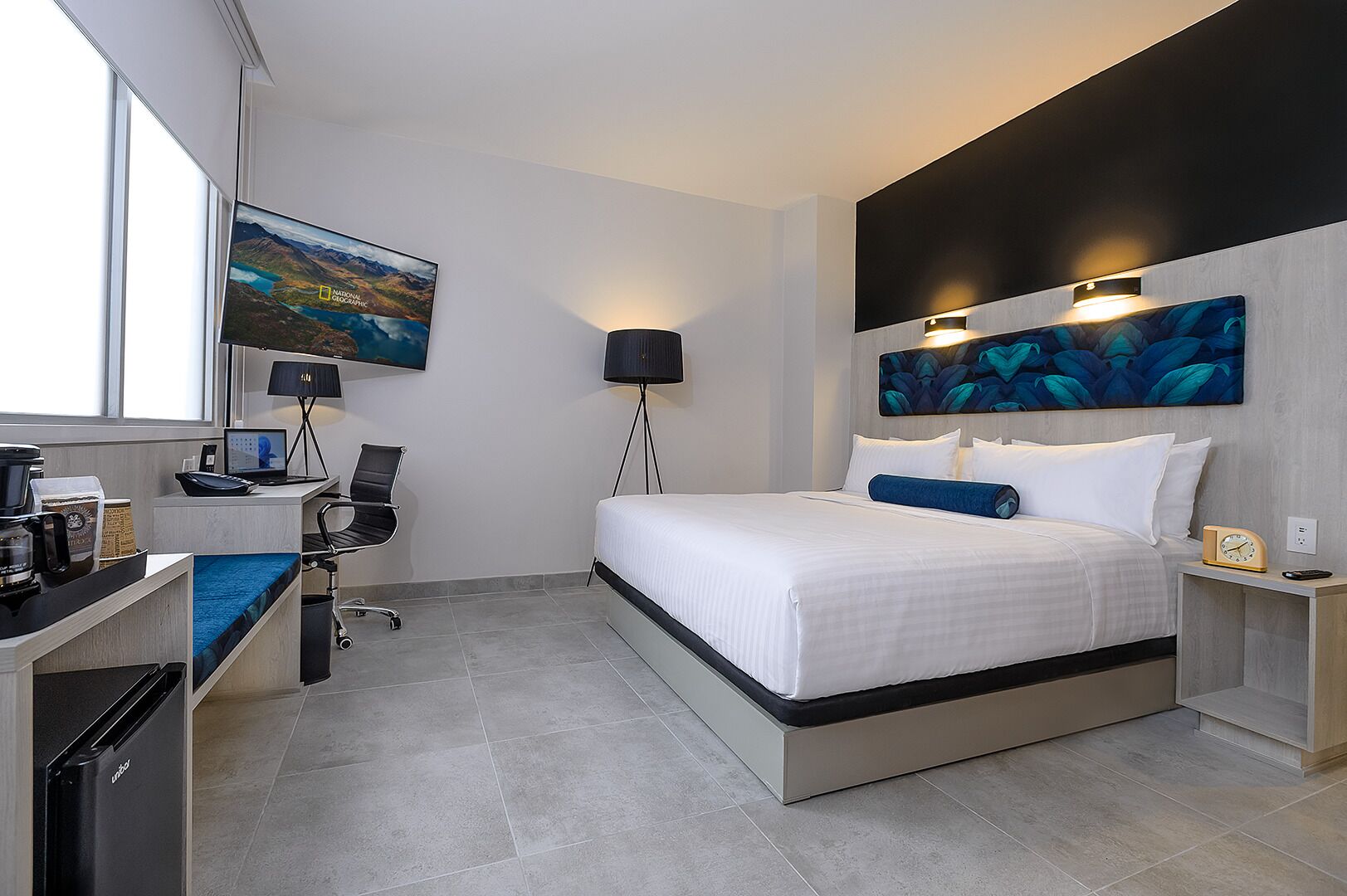 premium bedding, minibar, in-room safe, desk