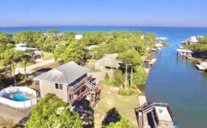 Exterior - Beach+Bay: On the Water. Boat Launch. Pool. Dock. (Saint George Island)