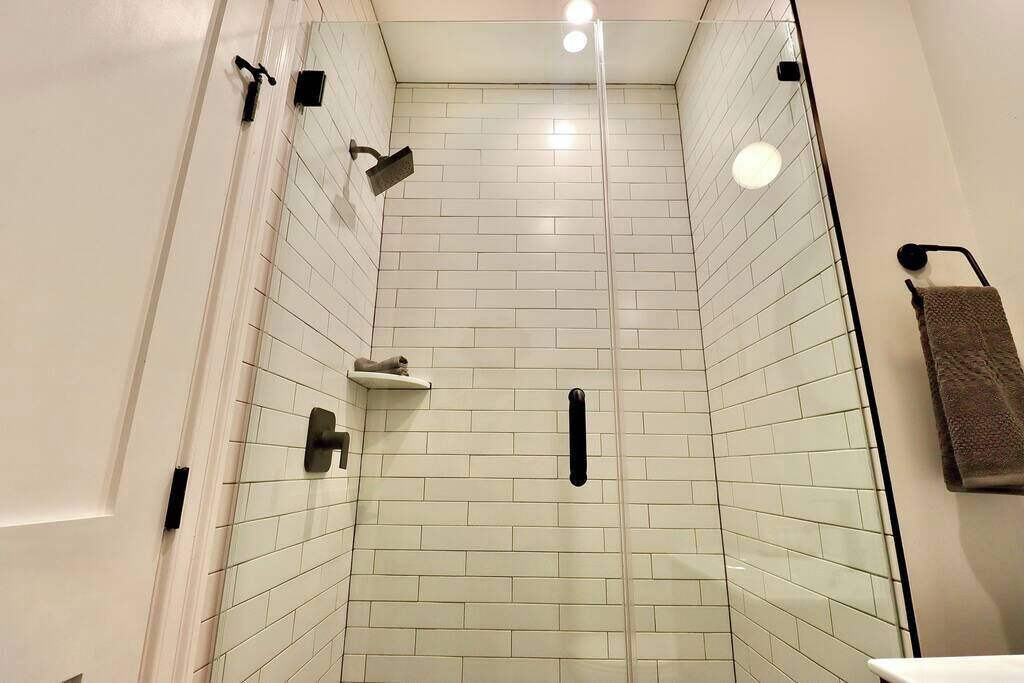 Shower, hair dryer