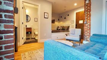 Flat-screen TV, streaming services, offices