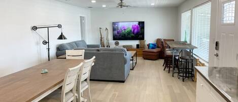 Smart TV, video games, Netflix, streaming services
