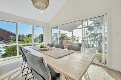 Indulge yourself in the luxury of this newly built coastal holiday home...