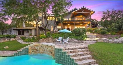 Luxury Lake Travis Retreat with Pool, Hot Tub & Stunning Views