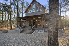 Exterior - Luxury Cabin with Hot Tub, Pool Table & Arcade! (Broken Bow)