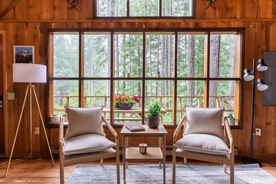 Charming A-Frame @ Mt. Rainier~Nature~Relax! Pet Friendly!