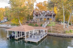 Exterior - AMAZING PANORAMIC LAKE GASTON VIEWS IN THIS EXECUTIVE 6 BEDROOM HOME (Macon)