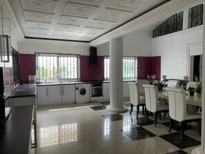 Fridge, microwave, oven, stovetop - Striking 4-Bed gated House in Awoshie. (Awoshie)