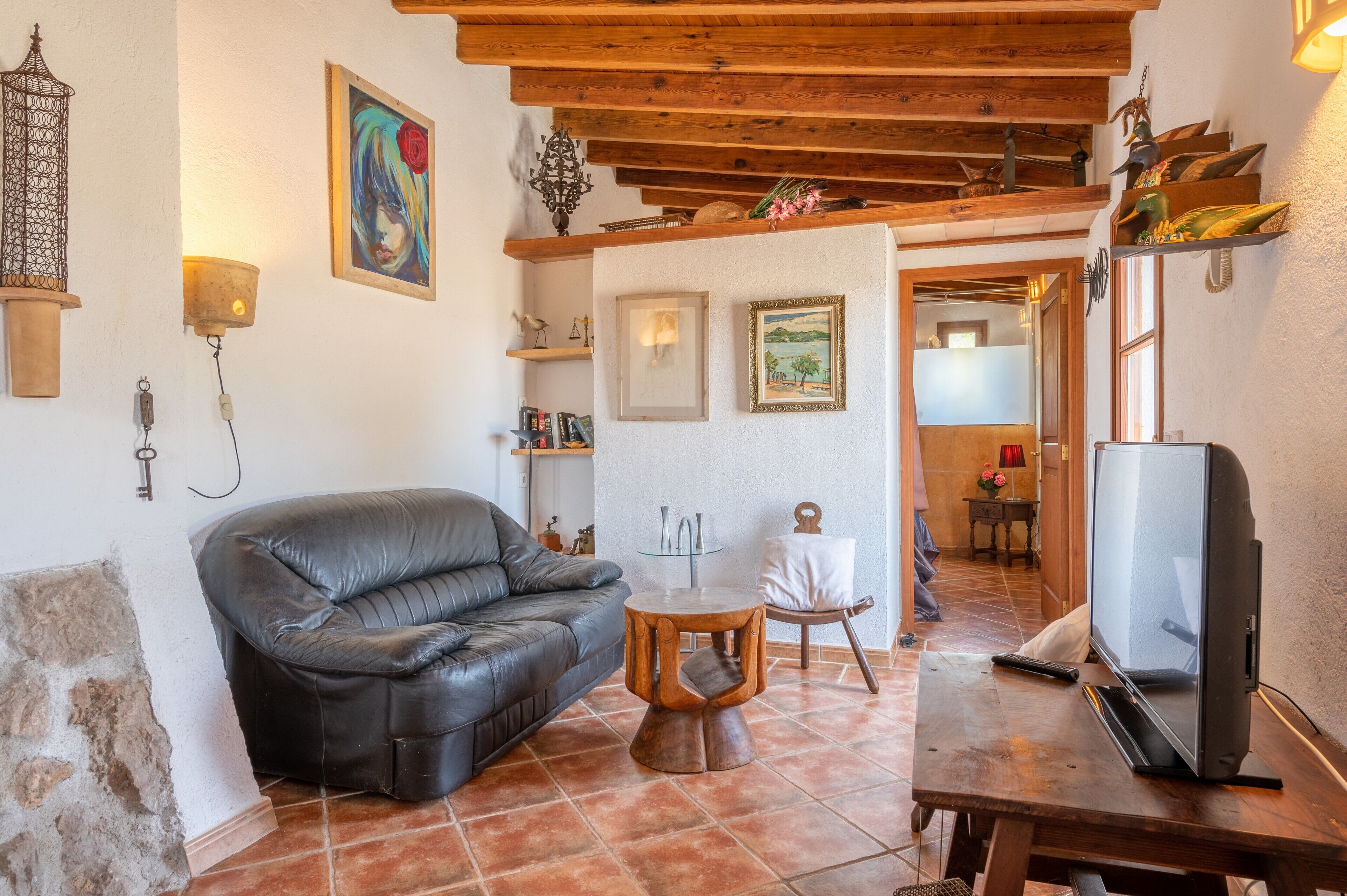 Televisie en een tafeltennistafel