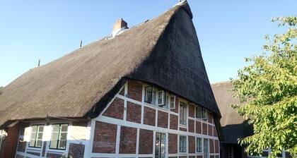 Ground-floor vacation apartment, quiet, lovingly furnished, thatched roof - Ferienwohnung Maaß