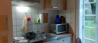 Ground-floor vacation apartment, quiet, lovingly furnished, thatched roof - Ferienwohnung Maaß