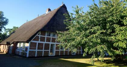 Ground-floor vacation apartment, quiet, lovingly furnished, thatched roof - Ferienwohnung Maaß