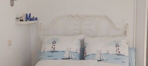 1 bedroom, travel crib, WiFi, bed sheets