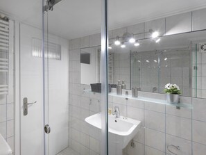 Shower, hair dryer