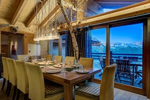 Dining - Chalet Auriane - Five Bedroom Chalet, Sleeps 12 (Riddes)