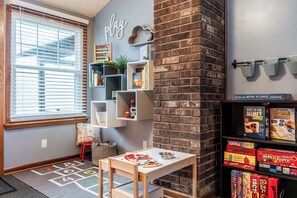 Games room - Family Fun Hocking Hills Retreat, 2 Decks, Game Rm (Logan)