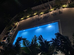 Indoor pool, outdoor pool
