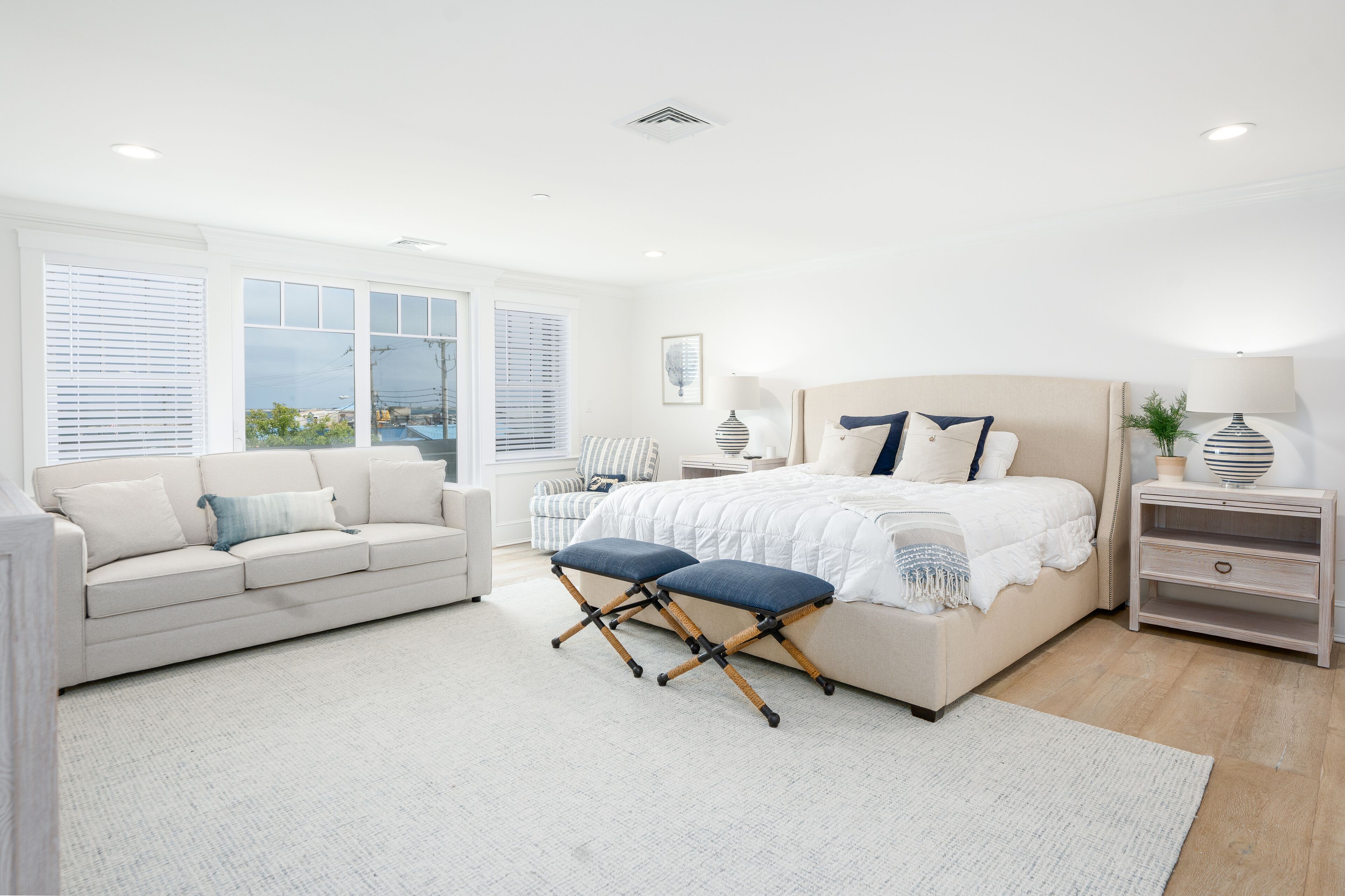 Appartement Penthouse présidentiel | Literie de qualité, lit avec matelas en mousse à mémoire, décor unique