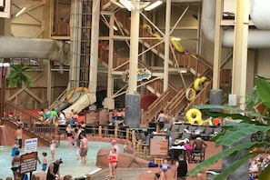 Indoor pool, outdoor pool