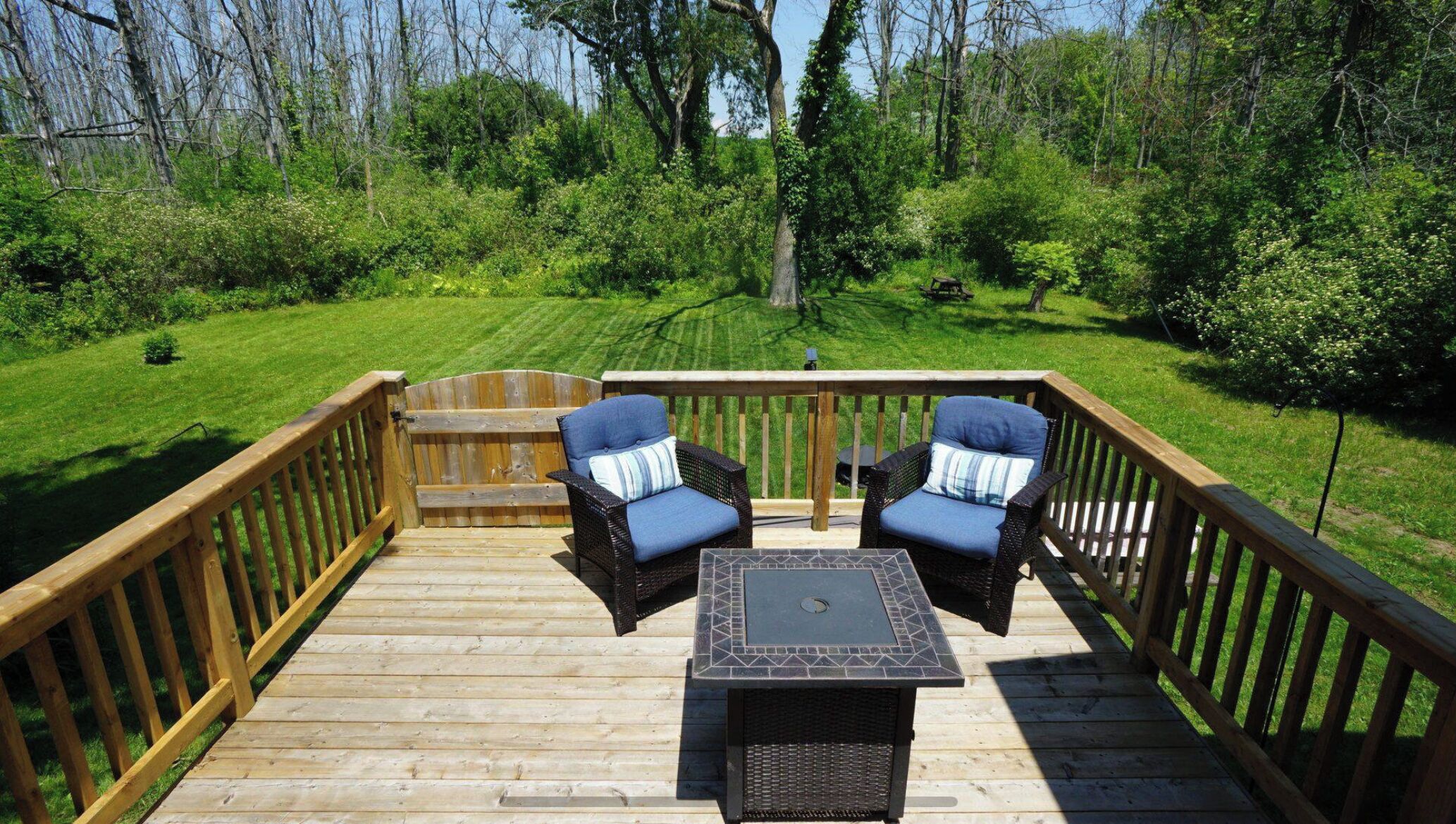 Overnattingsstedets uteområder