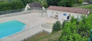 Piscine extérieure, piscine chauffée