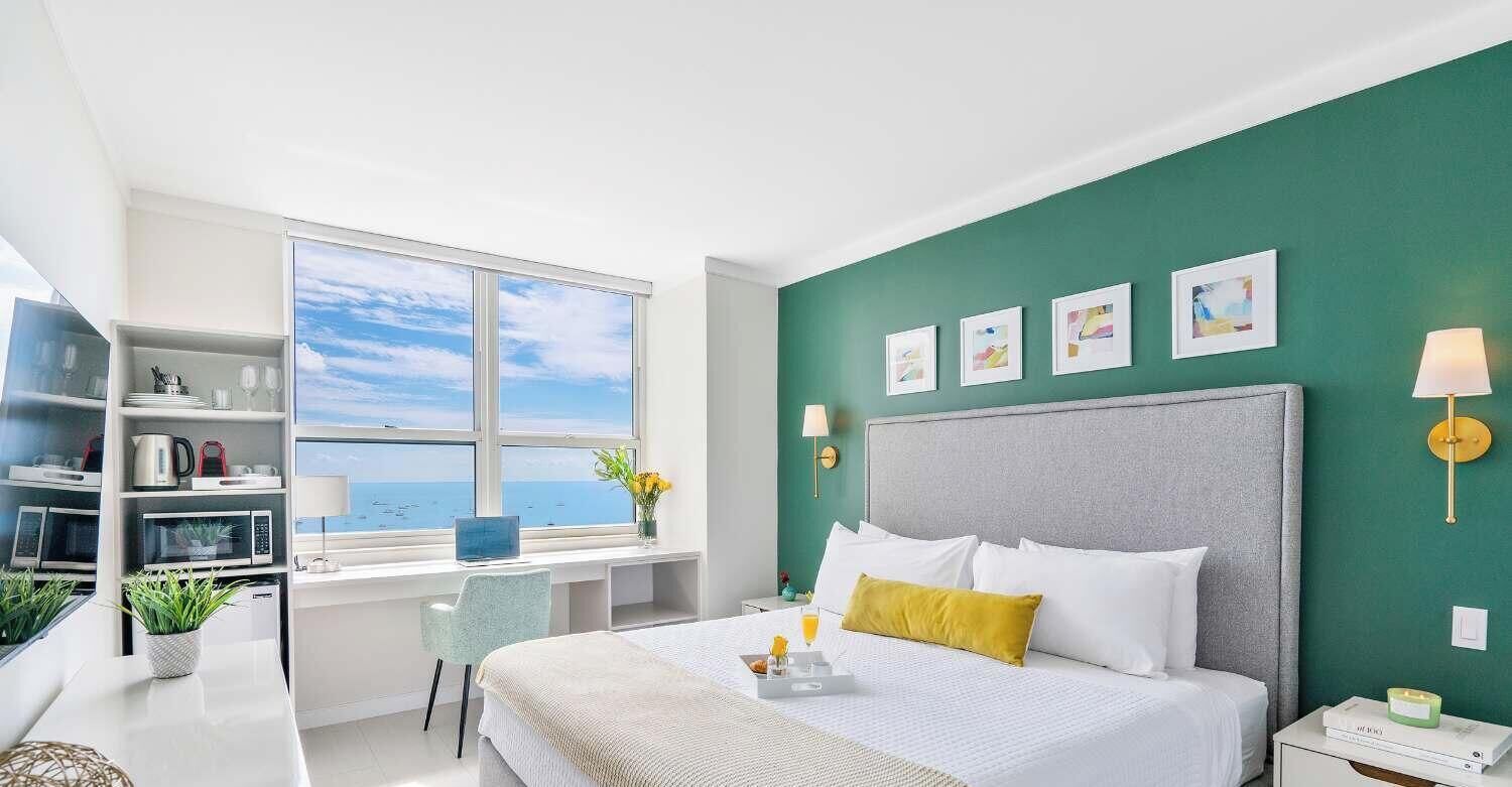 Iron/ironing board, travel crib, WiFi, bed sheets