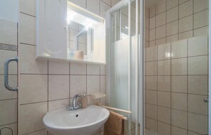 Shower, hair dryer