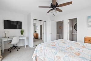 2 bedrooms, desk, iron/ironing board, travel crib - Oceanview Townhouse w/ Pool - Newly Renovated (Surf City)