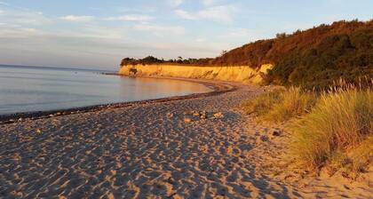 Neues, strandnahes, exkl. Ferienhaus mit Sauna, 3 Schlafzi.,Kamin, Garage,