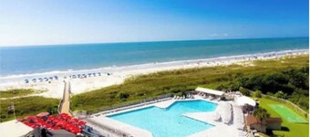 Second Floor Ocean View- Steps from the Beach! 1 Bedroom villa in a gated Resort