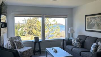 TV connectée, cheminée