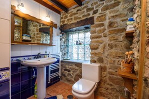 Shower, hair dryer, bidet, towels - La Casa Rectoral del Tozu (Tozo)