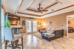 TV, video games, DVD player, books