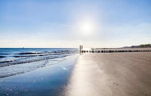 Vlak bij het strand