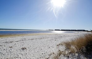 Tæt på stranden