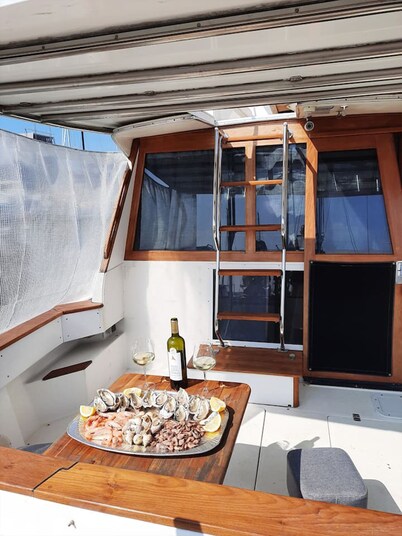 Bateau le Black Pearl, un appartement sur l'eau à Bordeaux.