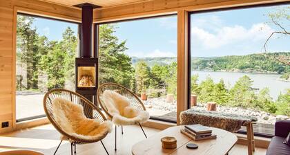 Schönes Haus in RisĂžr mit KĂŒche