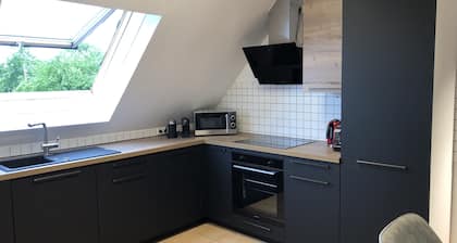 Villa Lou vacation apartment with beautiful terrace at the foot of the Swabian Alb