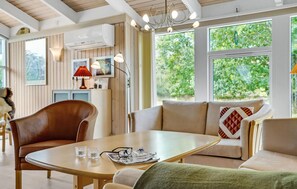 Télévision, cheminée, lecteur de DVD