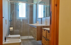 Shower, hair dryer