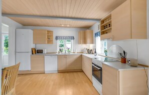 Kühlschrank, Mikrowelle, Herdplatte, Geschirrspüler