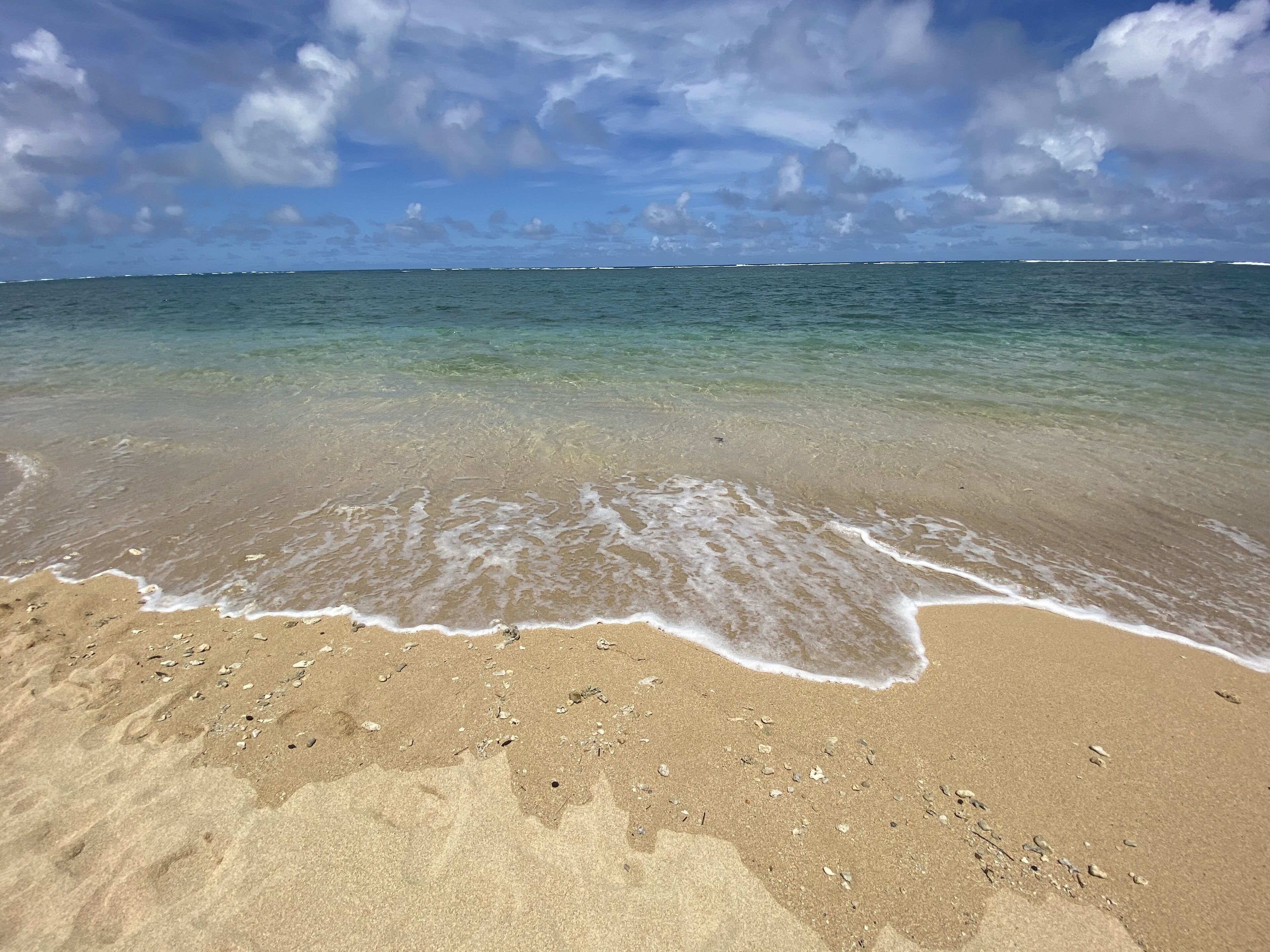 On the beach, sun loungers, beach towels