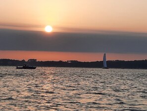 Vlak bij het strand