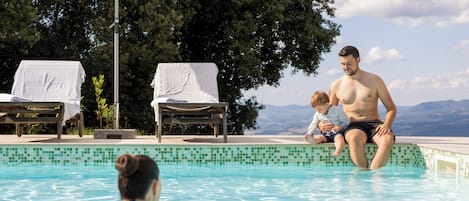 Una piscina climatizada
