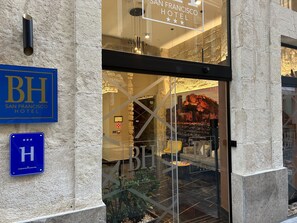 Façade de l’hébergement